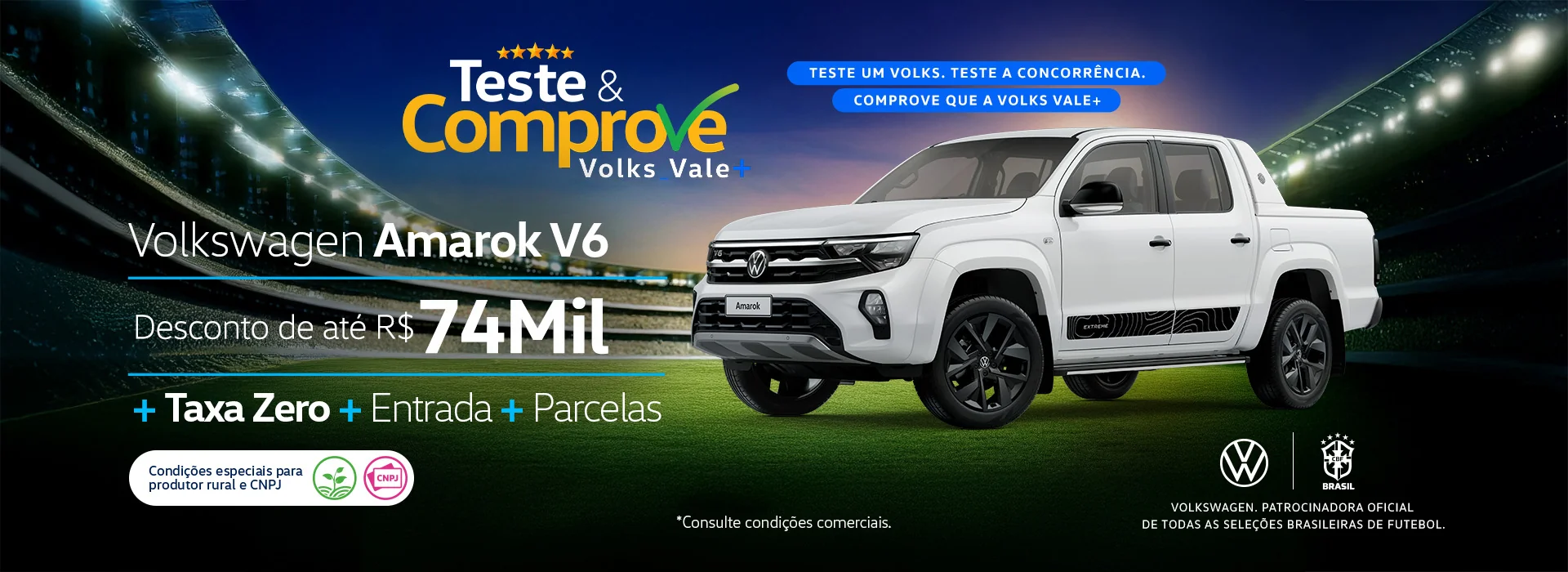 Teste e Comprove Volks Vale Mais Amarok