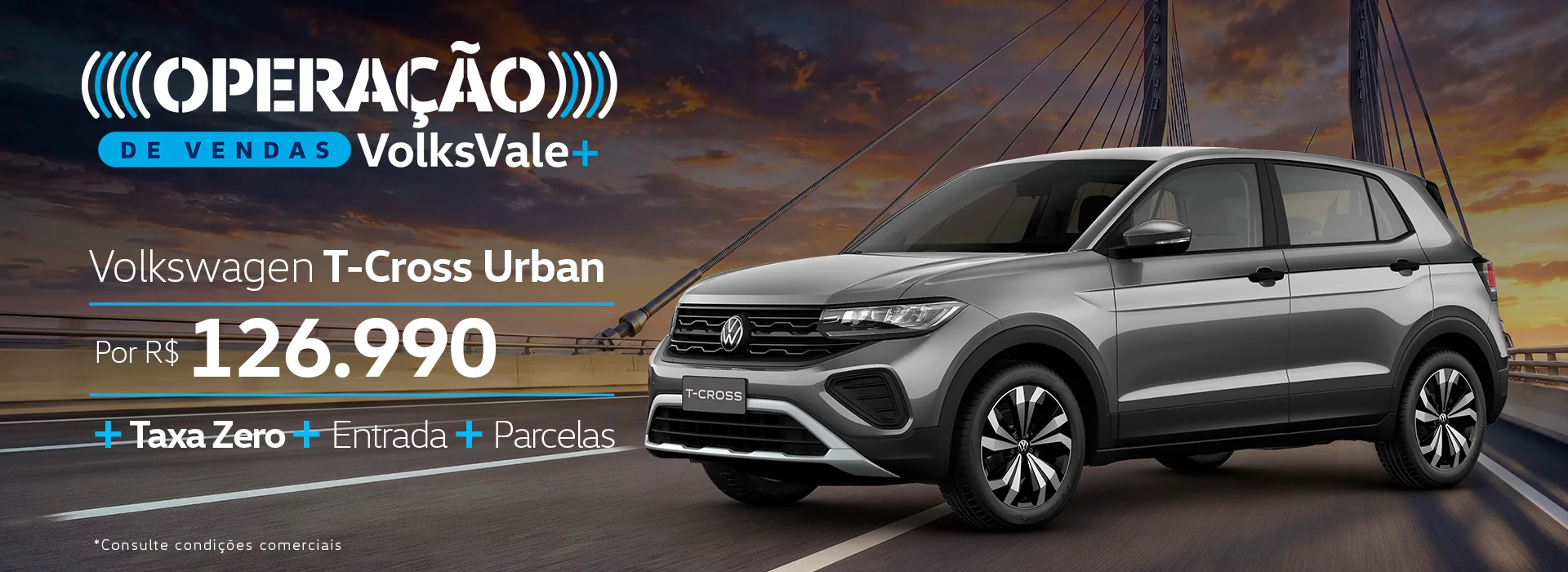 Operação de Vendas Volks Vale Mais Presidente Prudente T-Cross