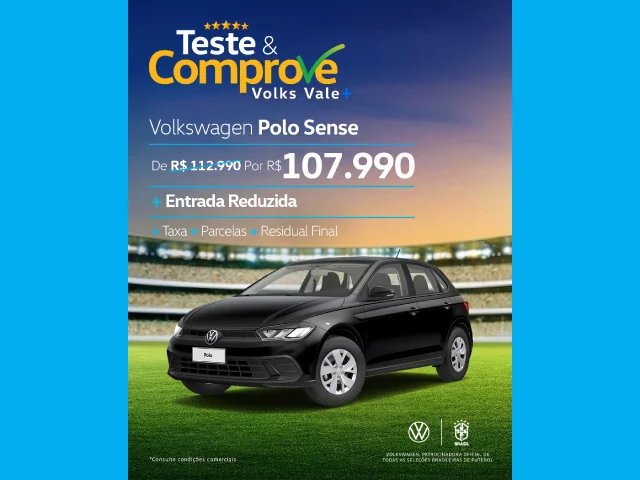 Teste e Comprove Volks Vale Mais Polo Sense