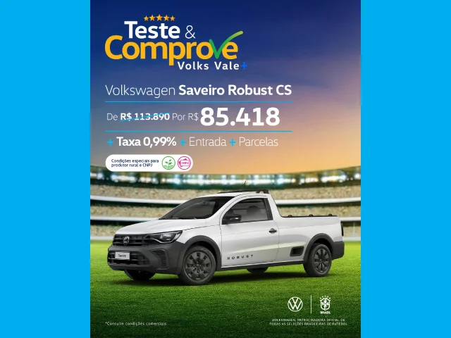 Teste e Comprove Volks Vale Mais Saveiro