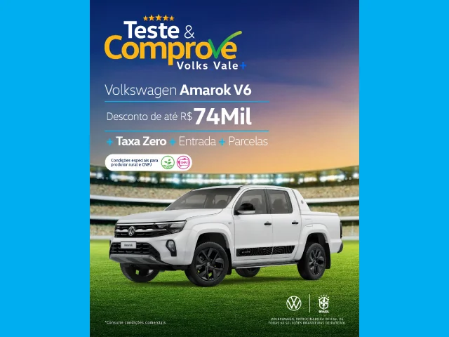 Teste e Comprove Volks Vale Mais Amarok