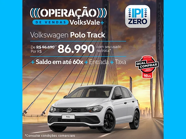 Operação de Vendas Volks Vale Mais Liane Veiculos Presidente Prudente Polo track