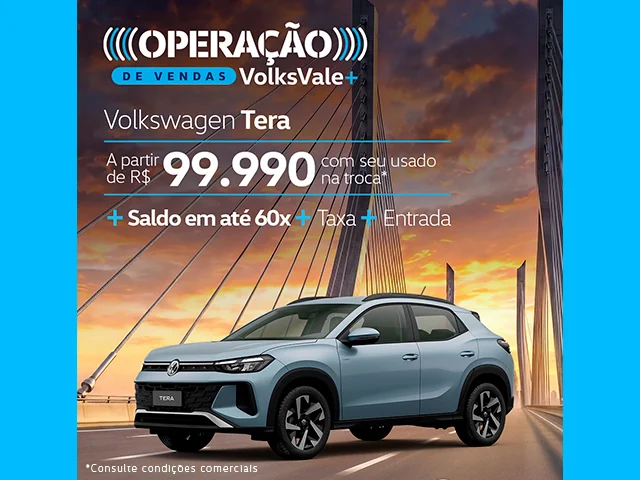 Operação de Vendas Volks Vale Mais Liane Veiculos Presidente Prudente Tera