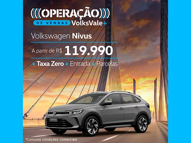 Operação de Vendas Volks Vale Mais Liane Veiculos Presidente Prudente Nivus