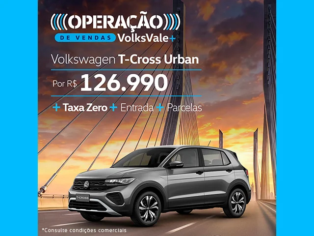 Operação de Vendas Volks Vale Mais Liane Veiculos Presidente Prudente T-Cross
