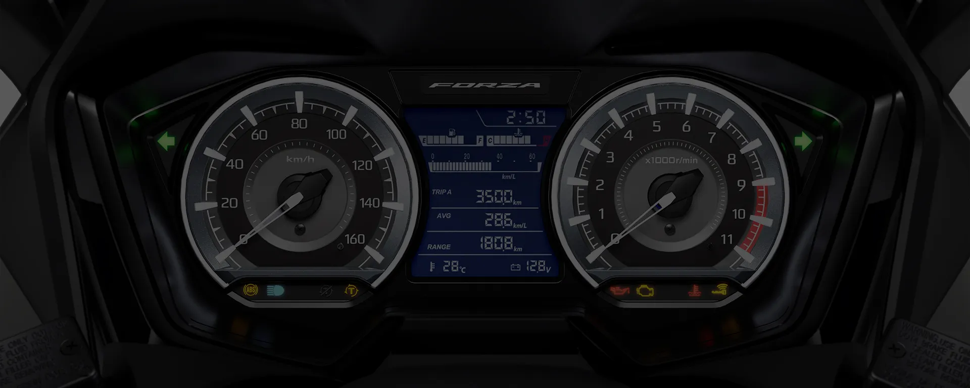 Forza 350 - PAINEL DE INSTRUMENTO PREMIUM