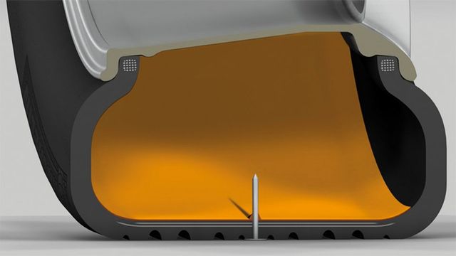 Passat - Pneus com sistema auto-selante