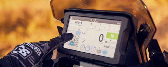 CRF 1100L Africa Twin Adventure Sports - PAINEL TFT TOUCHSCREEN DE 6.5 POLEGADAS