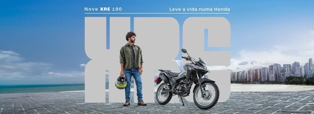 XRE 190 Ser reconhecido pelas aventuras que você vive.