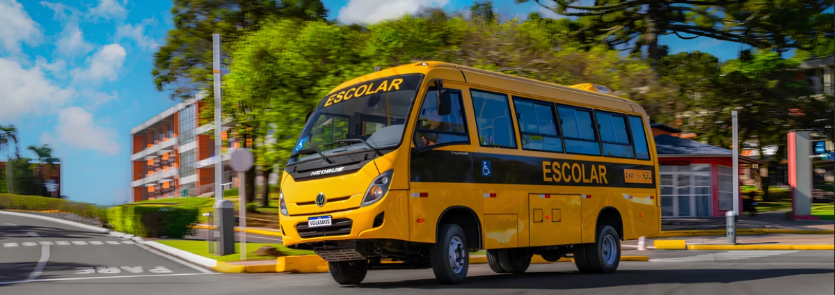 Escolar Conheça mais os Novos Ônibus Volkswagen.