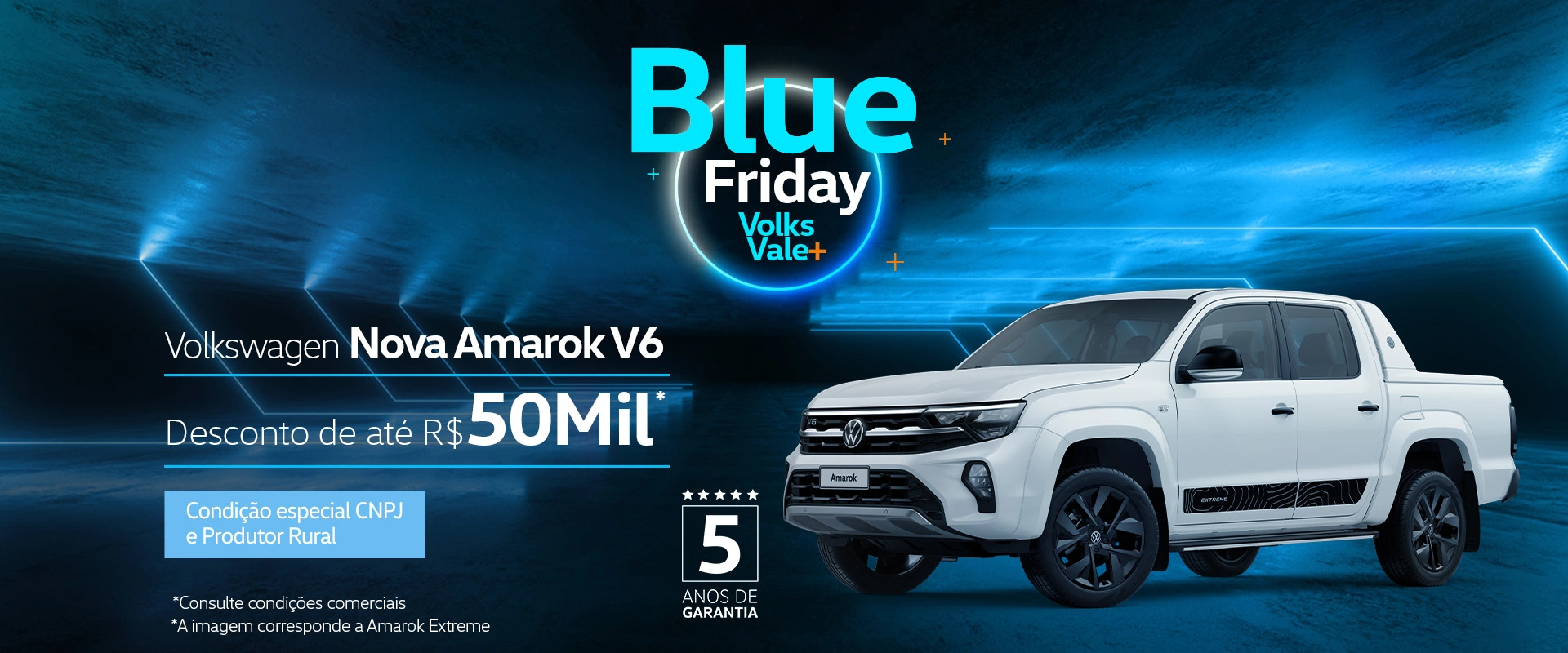 Blue Friday Volkswagen Oferta Amarok Produtor Rural