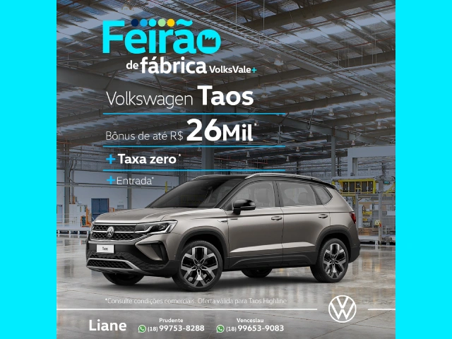 OFERTA FEIRAO DE FABRICA VOLKSWAGEN TAOS