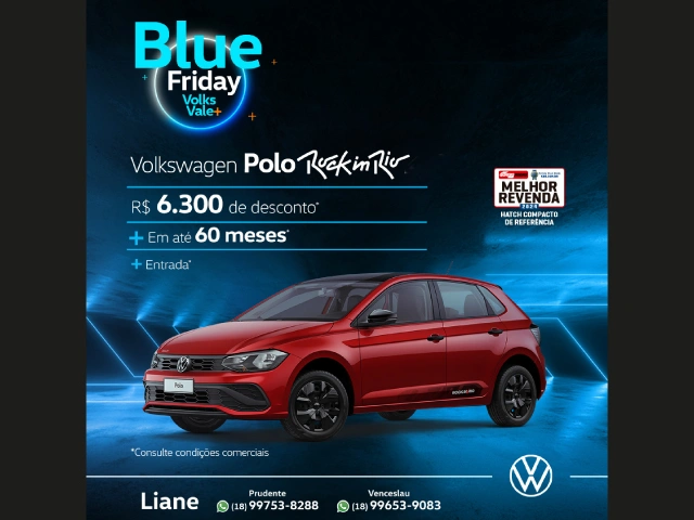 Blue Friday Volkswagen Oferta Polo Rock in Rio