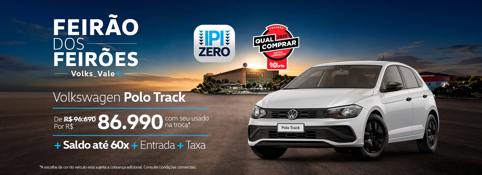 oferta feirão dos feirões volkswagen polo track