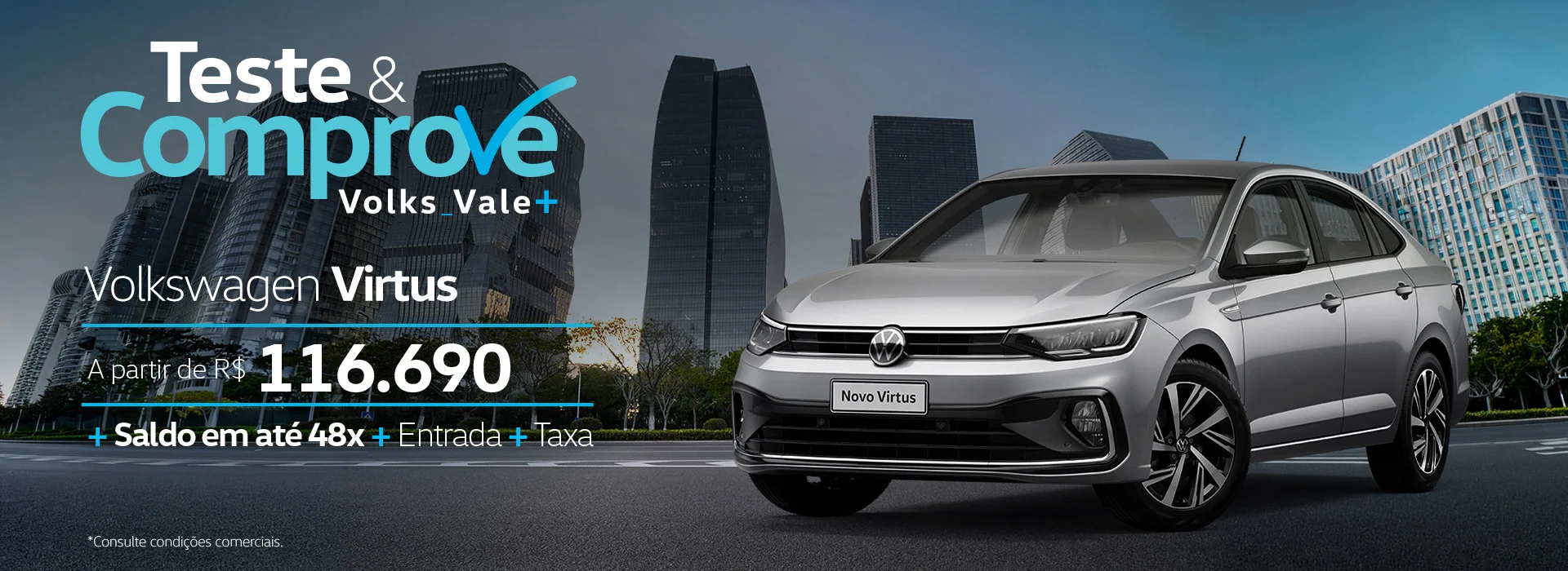 Teste e Comprove Volks Vale Mais Liane Veículos Virtus