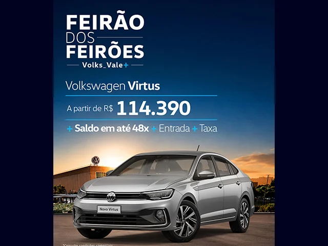 oferta feirão dos feirões volkswagen virtus