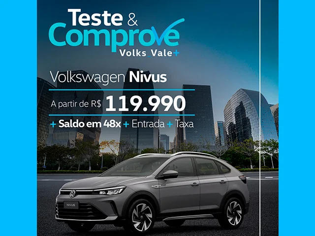 Teste e Comprove Volks Vale Mais Liane Veículos_Nivus