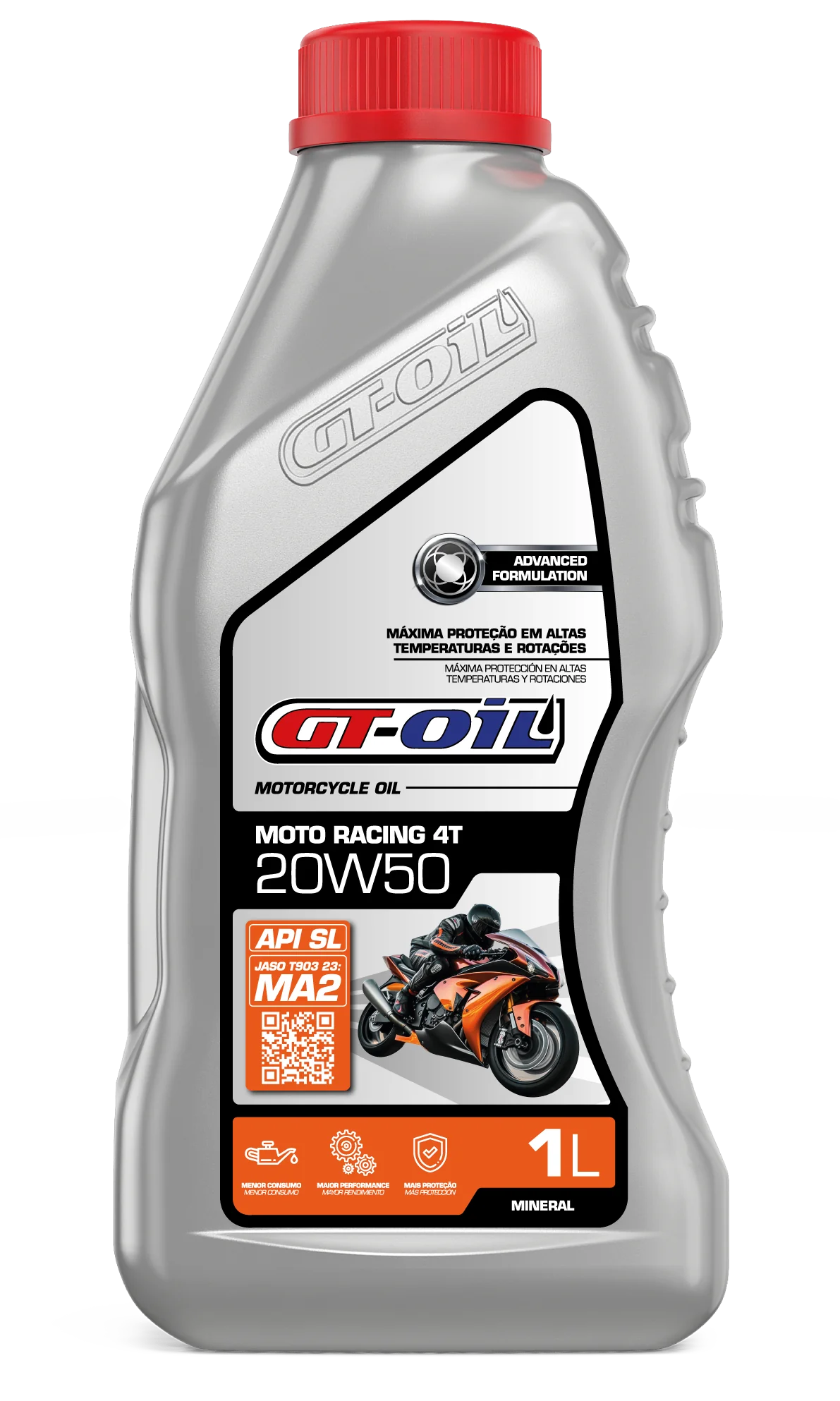 motos - GT-OIL MOTO RACING 4T 20W50